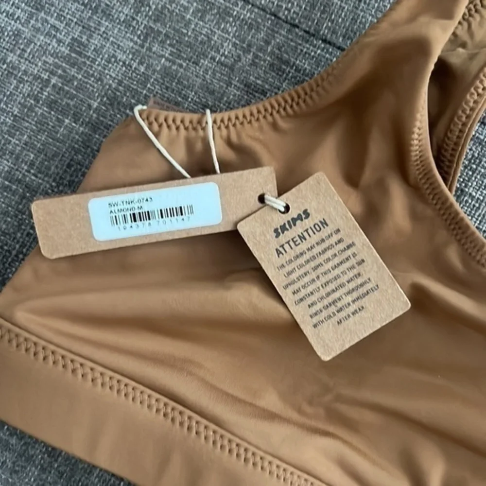 Skims Swim Tank Bikini Top